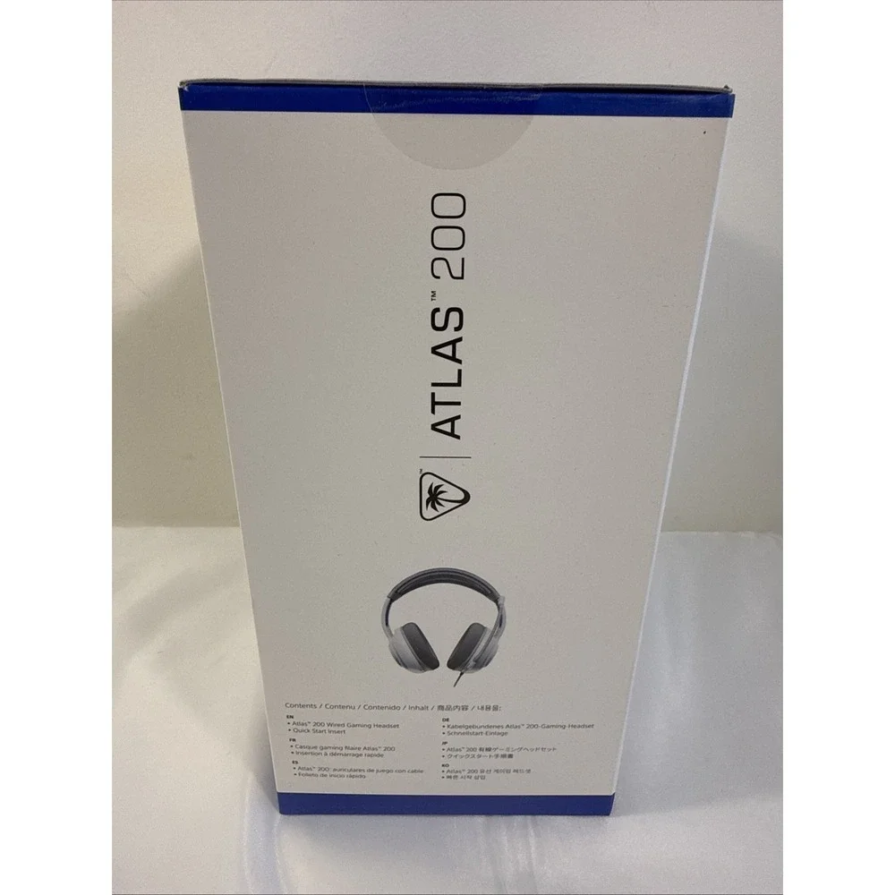 BRAND NEW Turtle Beach‎ Atlas 200 Playstation Wired Headset White